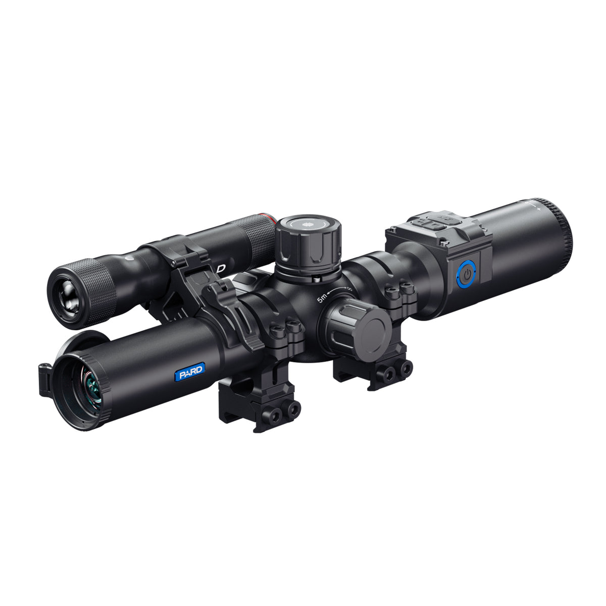 Night Stalker Mini 35mm Digital Day & Night Vision Rifle Scope - Bundle